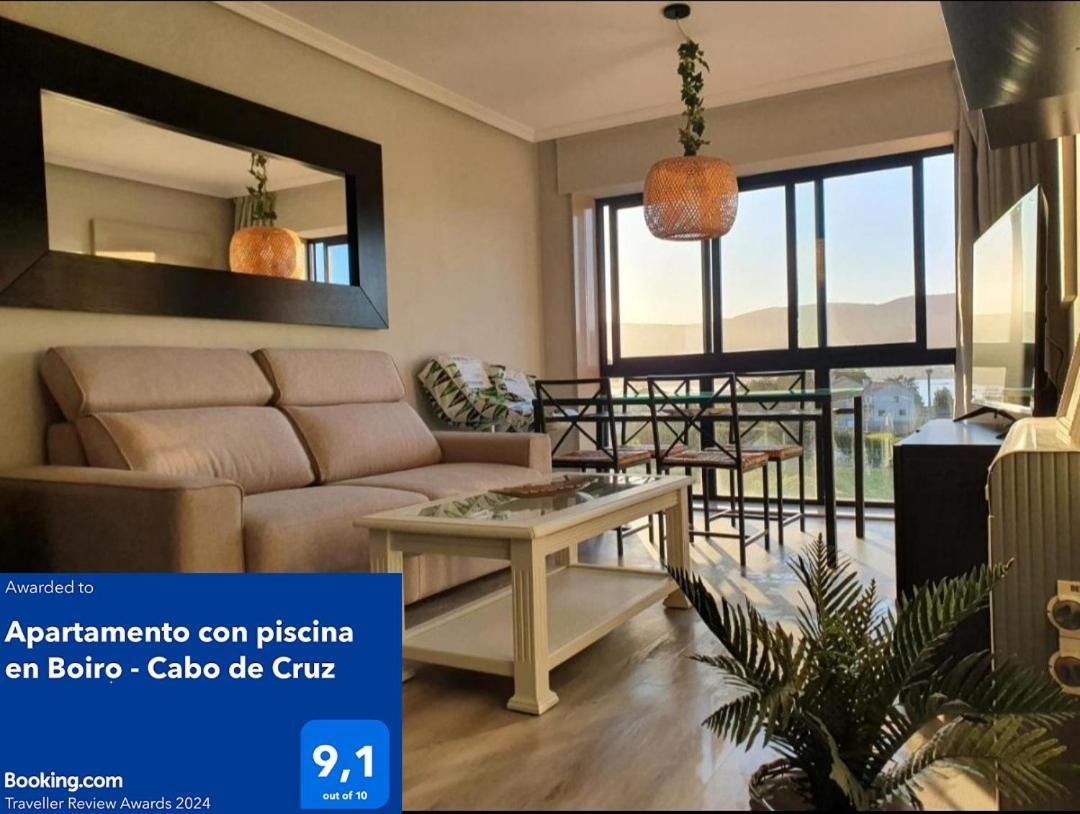 Apartamento Con Piscina En Boiro - Cabo De Cruz 외부 사진